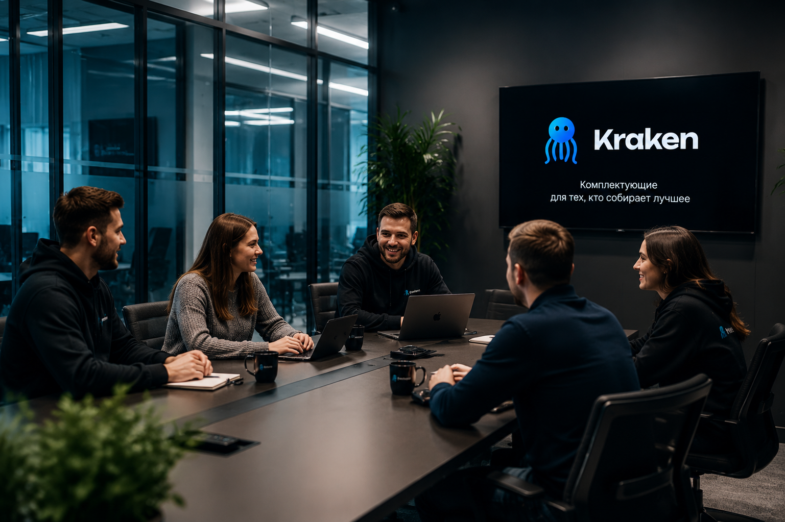 Офис Kraken и команда поставок